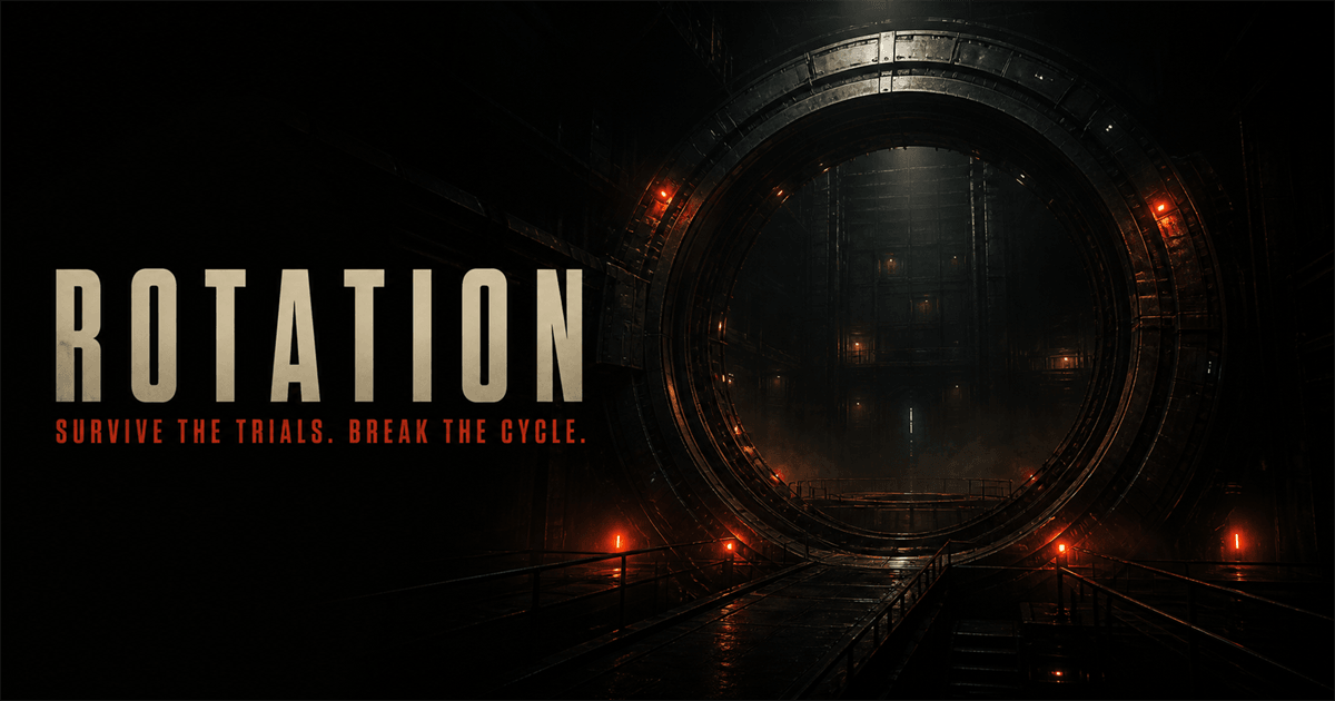 ROTATION promotional artwork reading Survive the Trials, Break the Cycle